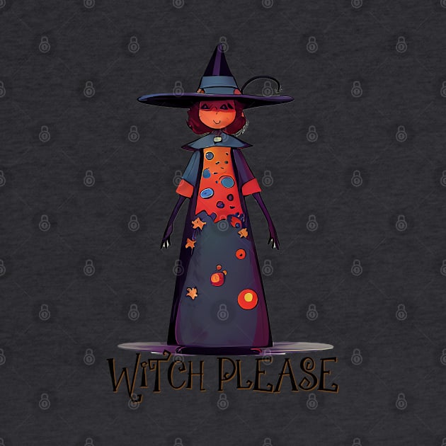 Witch Please, Cute Witch by dlbatescom